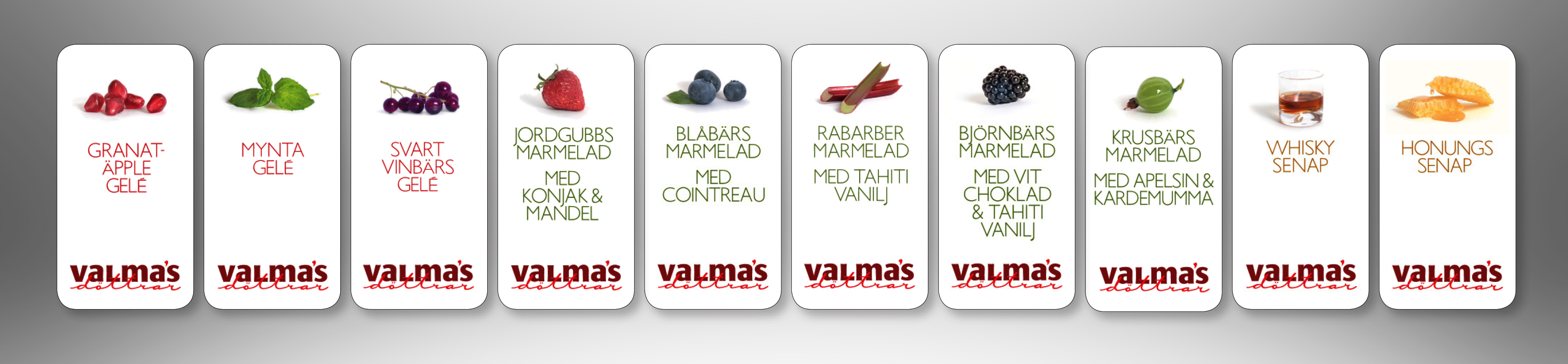 label packaging valma's graphic design broden design